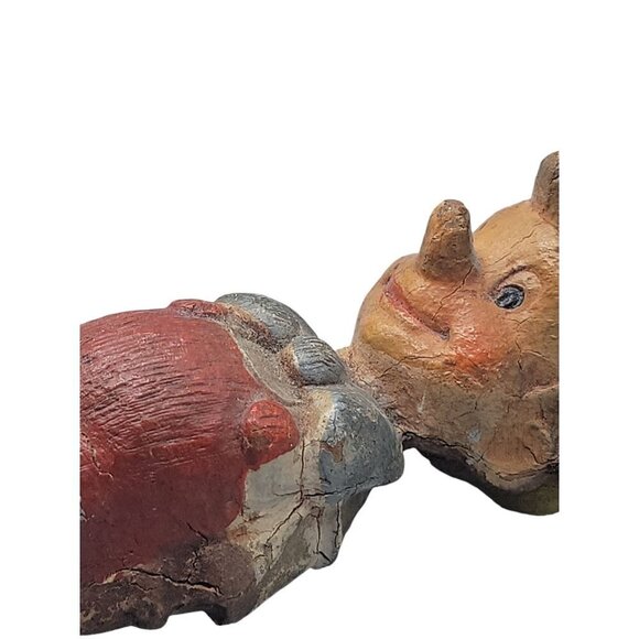 Walt Disney Prod 1940 Pinocchio Figurine Multi Products 5" Carved Wood Chicago - Picture 16 of 16